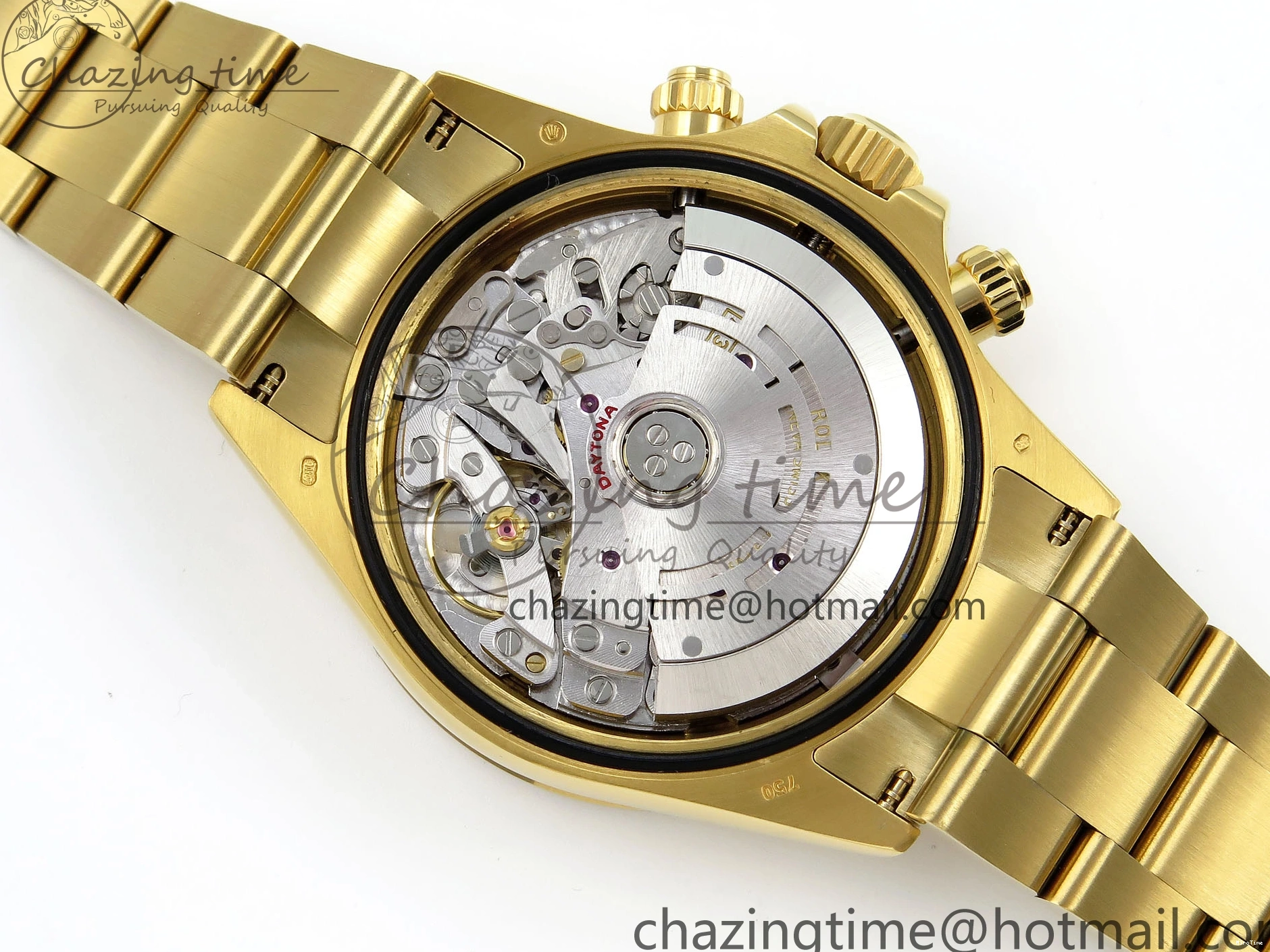 MiroTime 0104 ModernLook Daytona 116508 QF 1:1 Best Edition Green Dial on YG Bracelet SH4130 V3 (Gain Weight) 1724